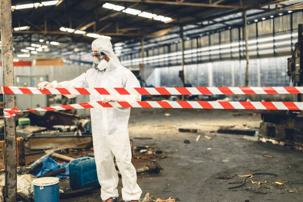 Professional Biohazard technician working in Litchfield, IL